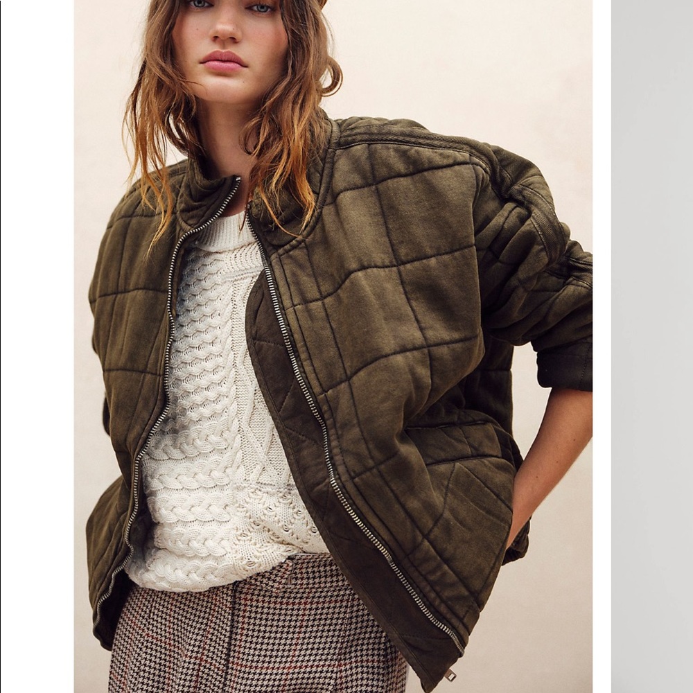 Free People Dolman Quilted Jacket